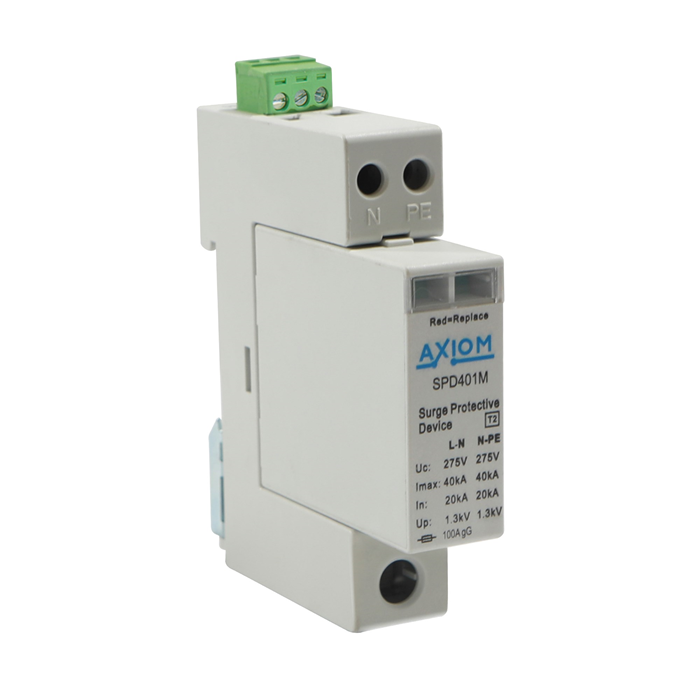 Spd Monitoring Module SPD 1 Module 1P+N 40kA (No MCB Required)
